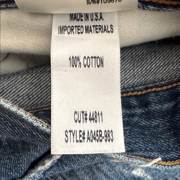 AGOLDE Jamie High-Rise Distressed Jeans / Grade Wash / Size 28 - Picture 5 of 7